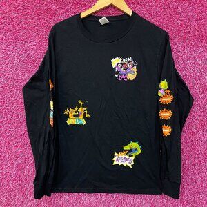 Nickelodeon Nicktoons Graphic Design Long Sleeve T-Shirt Small